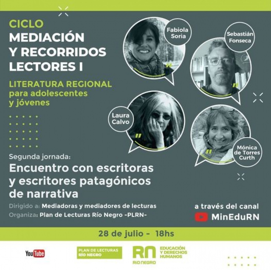 Encuentro con autores de la Editorial UNRN: llega la segunda reunión de «Mediación y recorridos lectores»